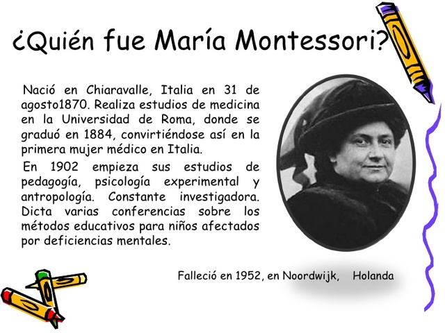 MARÍA MONTESSORI