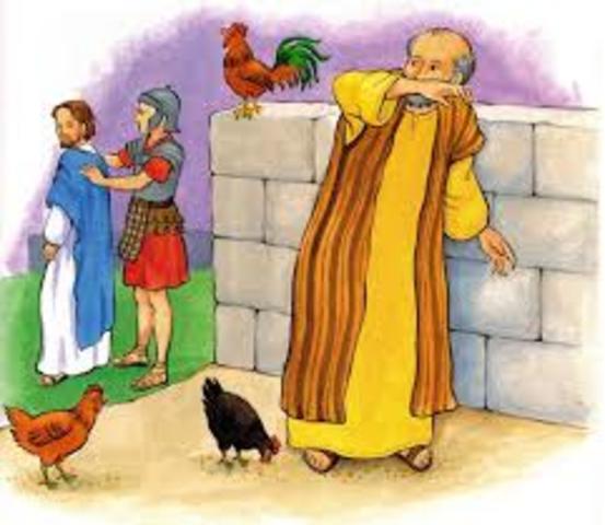 Peter was with Jesus and the nego.