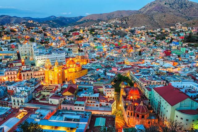 Ciudad histórica de Guanajuato y minas adyacentes