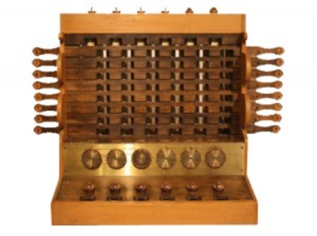 Máquina calculadora llamada “Rechenuhr”