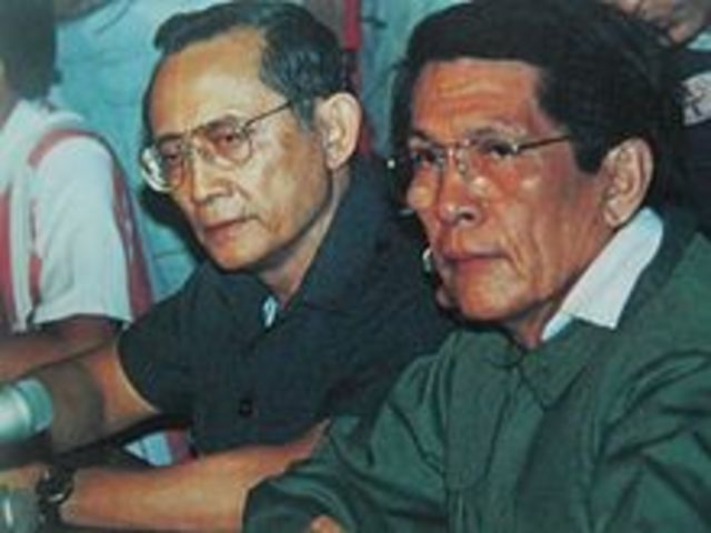Defection of Ramos and Enrile