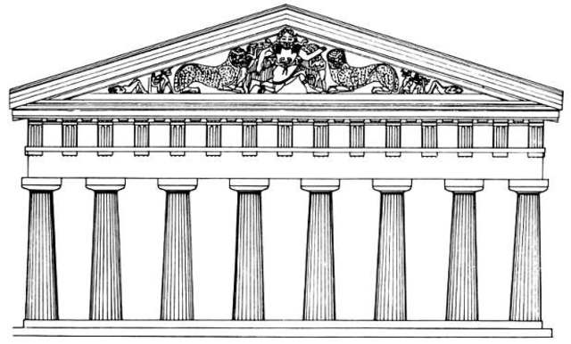 Templo de Artemis en Corfú