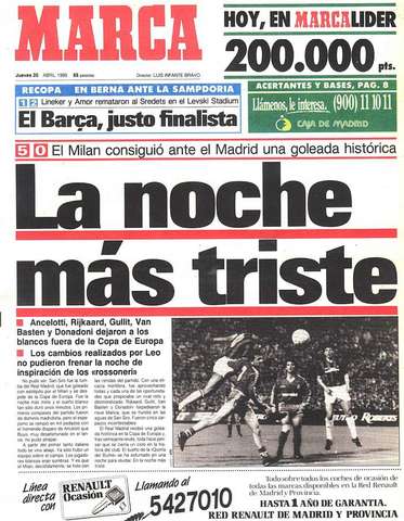 La derrota mas dolorosa de la ‘Quinta del Buitre’