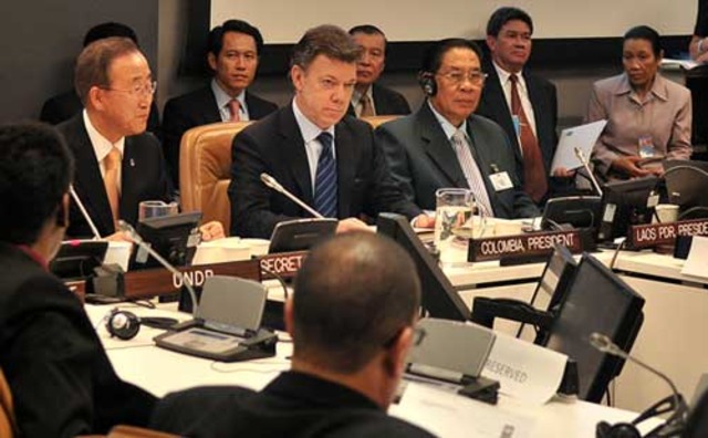 Santos prevé citas con Bill Clinton y Tony Blair luego de su debut en Asamblea de la ONU