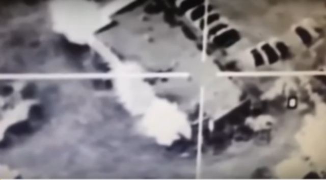 Iraqi air raids on al-Bukamal