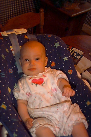 Mi hermanita nació.