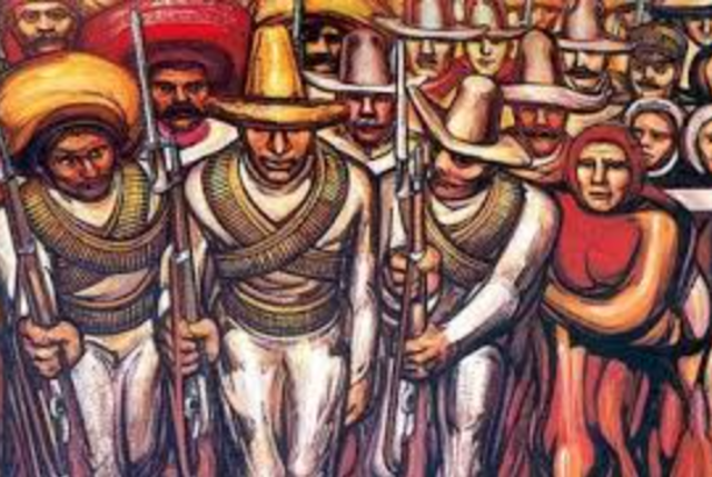 Triunfo de la revolución Mexicana