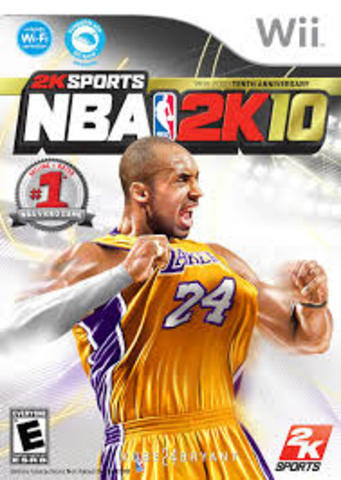 Recibí mi primero video jeugo (NBA 2K10).