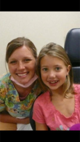 Ellos me pusieron frenillos.