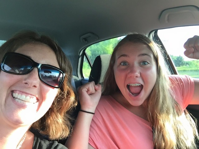 Yo conduje un coche con mi Madre