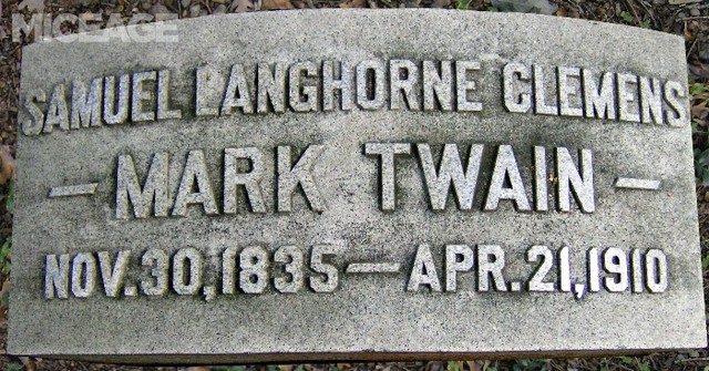 Mark Twain died