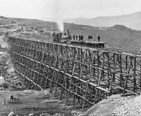Primer ferrocarril transcontinental