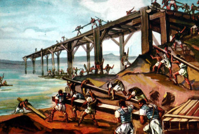 utilización de puentes para atravesar rios