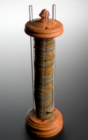 Invention of the electric battery