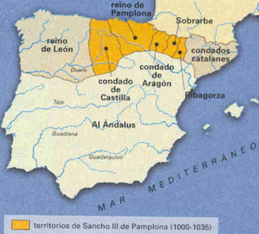 Anexión de Sobrarbe y Ribagorza al reino de Sancho III