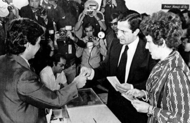 Primeras elecciones democráticas.