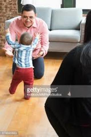 Empecé andar para la primera vez