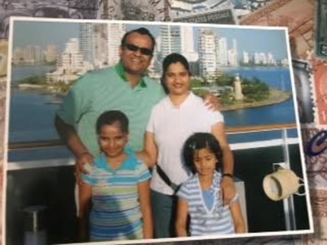 Mi familia y yo fuimos en el crucero.
