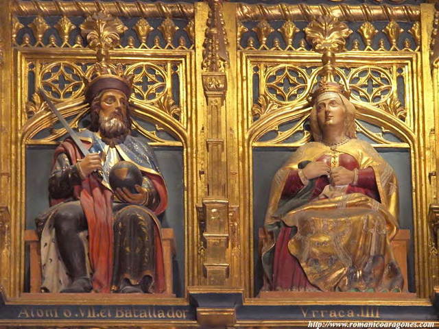 Firma de una donación a favor del monasterio de Oña por Urraca y Alfonso I