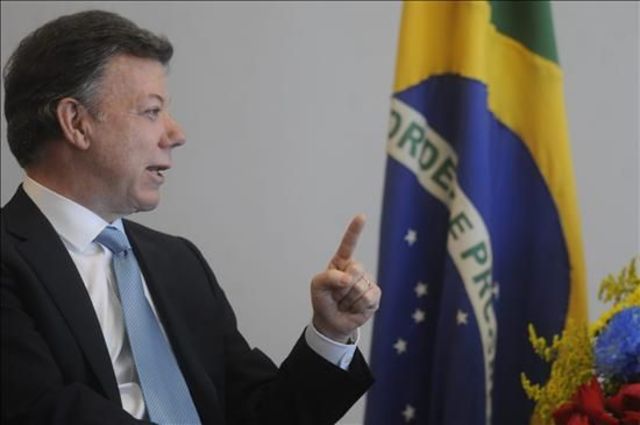 Reunion de Santos con candidatos a la prescidencia  de Brasil