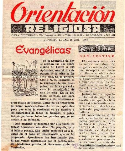 Primer periódico de aspecto Religioso.
