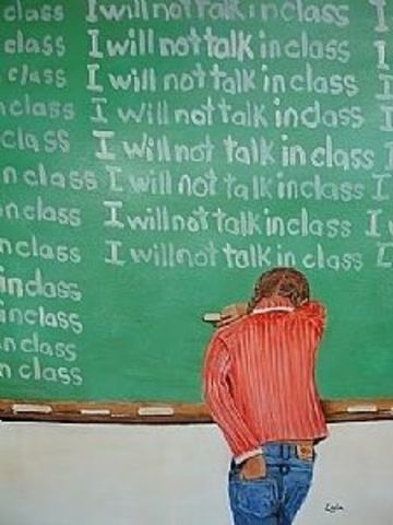 School Write out punishment