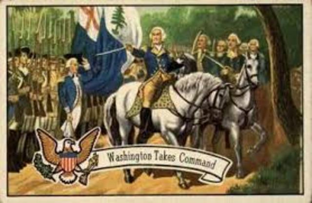 Washington takes command