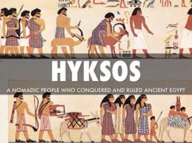 Hyksos invaded Egypt