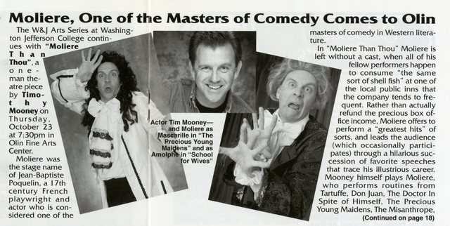 Tim Mooney, the Man Behind Moliere