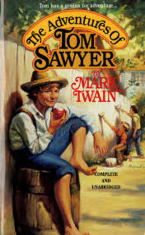 Publishes "The Adventures of Tom Sawyer"