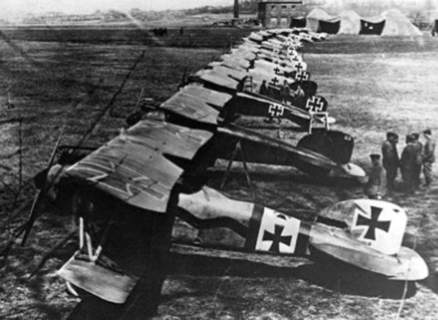 World War I officially starts