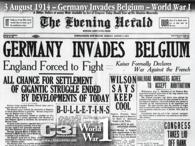 The Beginning of World War 1
