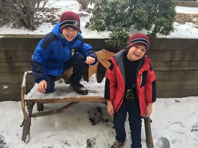 First time seeing snow