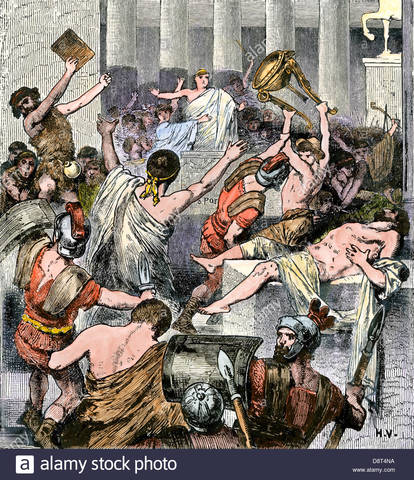 Ionian Greeks revolt