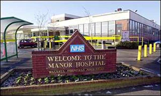 Born in Walsall Manor Hospital