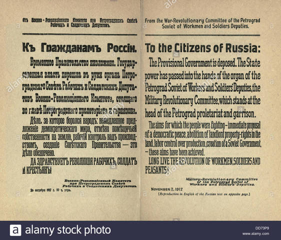 Bolsheviks take over