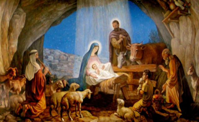 Jesus is born in Bethlehem and grows in Nazareth.