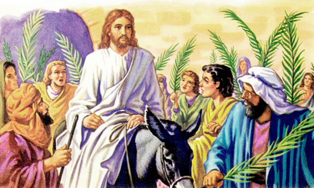 Entry into Jerusalem. (Palm Sunday)