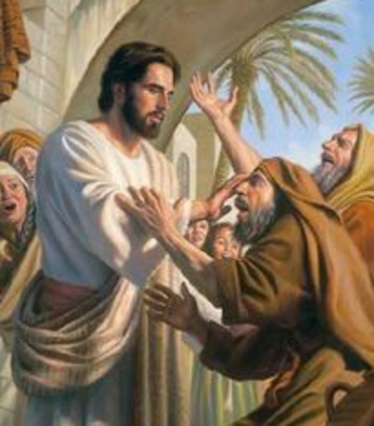 Resights sight to two blind men