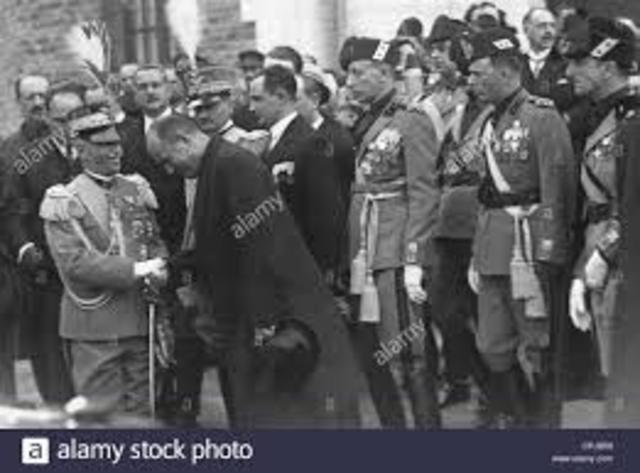 Mussolini becomes prime minister of Italy