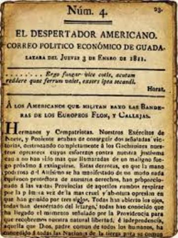 Primer periódico Época   de  Independentista