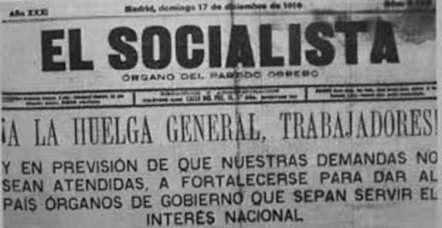 Triple crisis. Huelga general. Juntas militares. Asamblea parlamentaria.