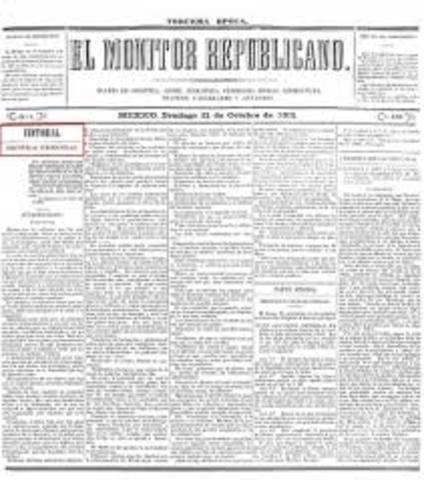Periódico de la Época de la Colonia