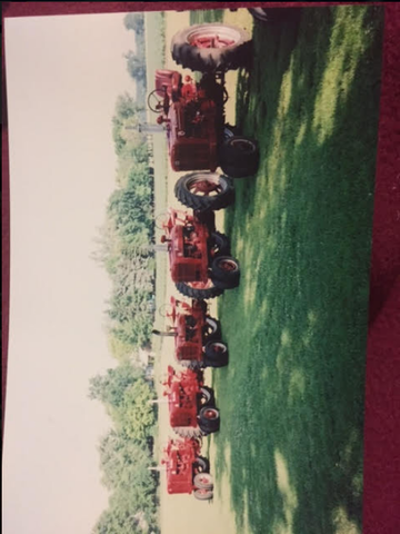 Tractor rides with my Grandpa 4th Birthday