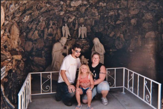 When I went to the Grotto.