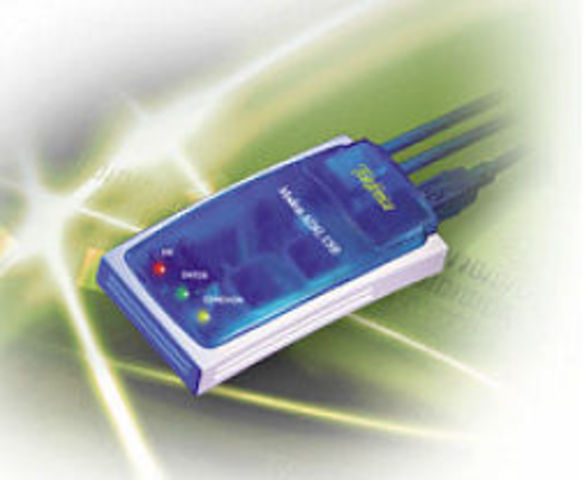 Primera linea de internet ADSL