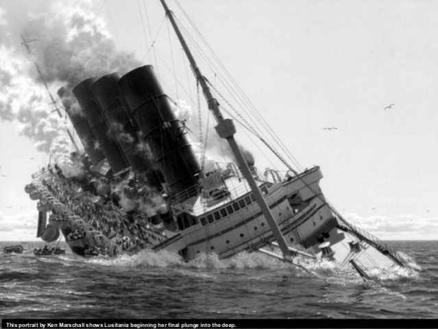 sinking of Lusitania