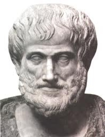 Aristotle (actually 368 B.C.E.)