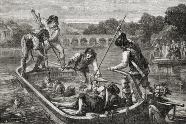 Masové popravy utonutím kněží a jeptišek v Nantes