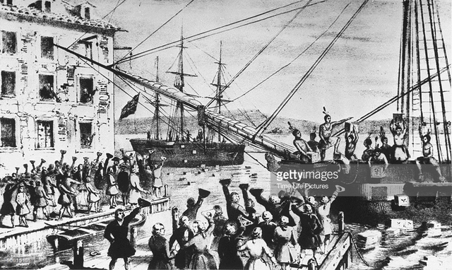 Boston Harbor protest